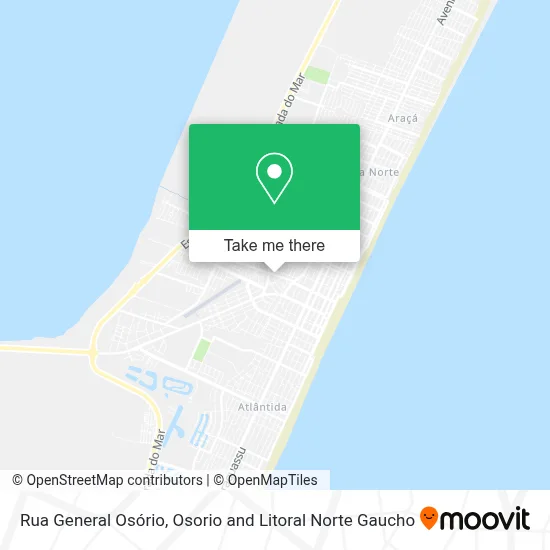 Rua General Osório map