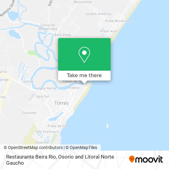 Restaurante Beira Rio map