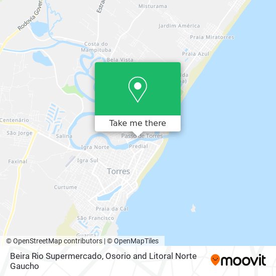 Beira Rio Supermercado map