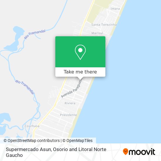 Supermercado Asun map