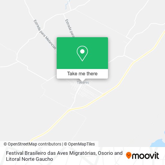 Festival Brasileiro das Aves Migratórias map