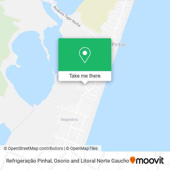 Refrigeração Pinhal map