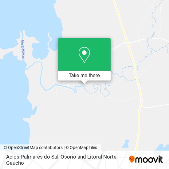 Acips Palmares do Sul map