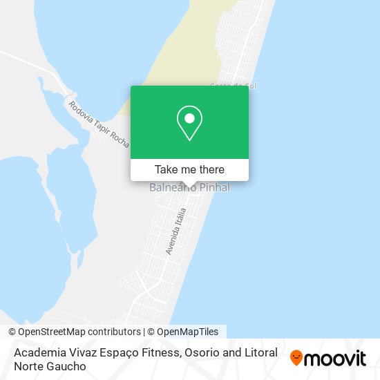 Academia Vivaz Espaço Fitness map