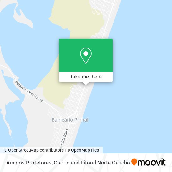 Amigos Protetores map