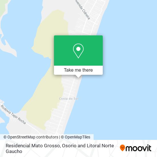 Residencial Mato Grosso map