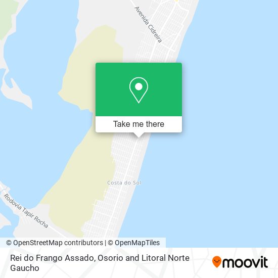 Rei do Frango Assado map