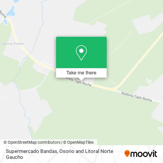 Supermercado Bandas map