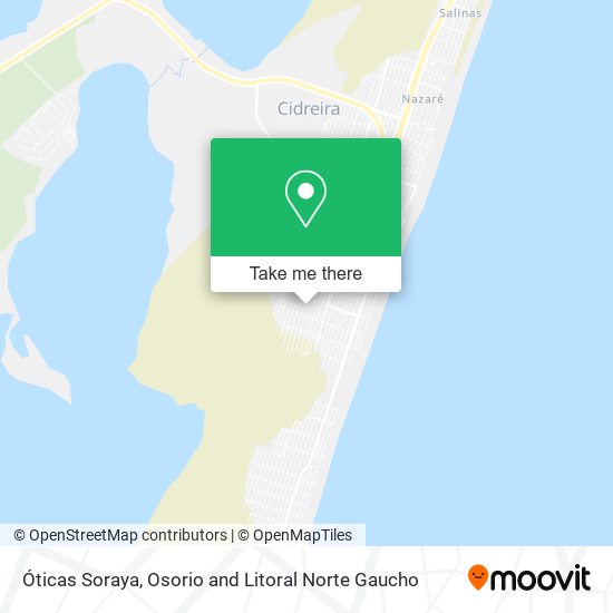 Óticas Soraya map