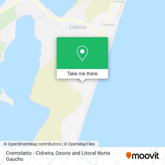 Cremolatto - Cidreira map
