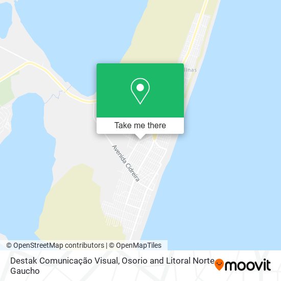 Destak Comunicação Visual map