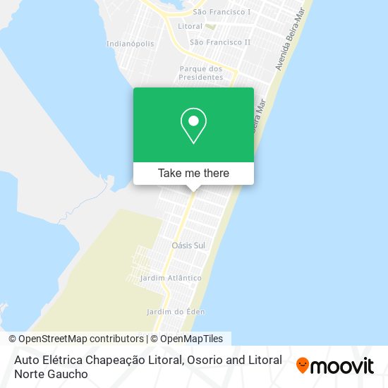 Auto Elétrica Chapeação Litoral map