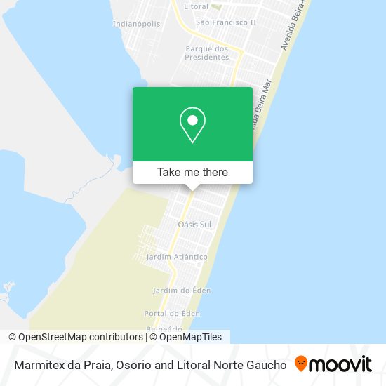 Marmitex da Praia map