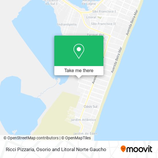 Ricci Pizzaria map