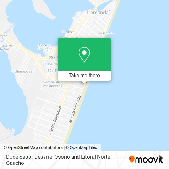 Doce Sabor Desyrre map