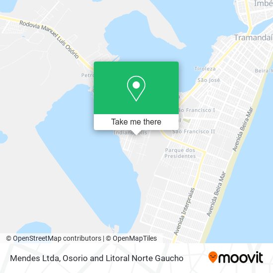 Mendes Ltda map
