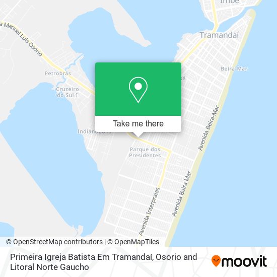 Primeira Igreja Batista Em Tramandaí map
