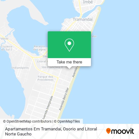 Apartamentos Em Tramandaí map