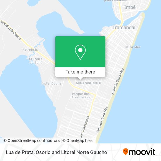 Lua de Prata map