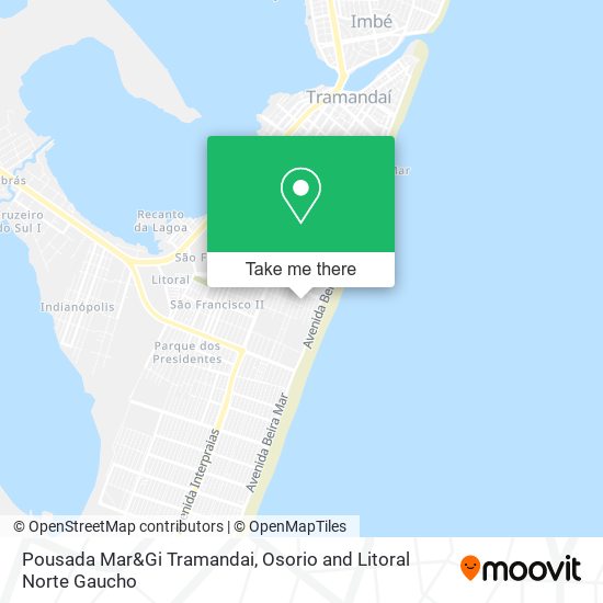 Pousada Mar&Gi Tramandai map