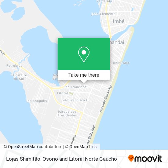 Lojas Shimitão map