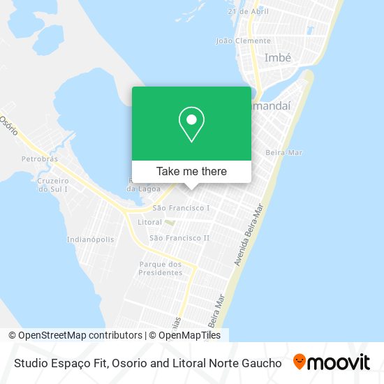 Studio Espaço Fit map