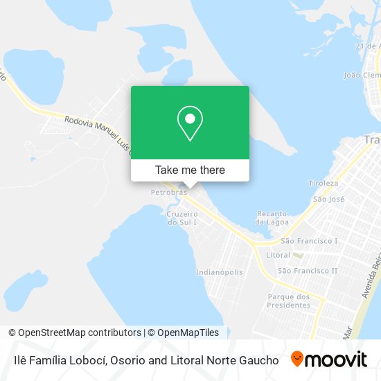 Ilê Família Lobocí map