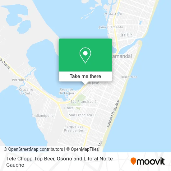 Tele Chopp Top Beer map