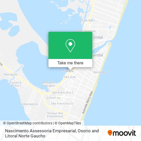 Mapa Nascimento Assessoria Empresarial