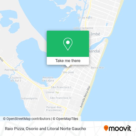 Raio Pizza map