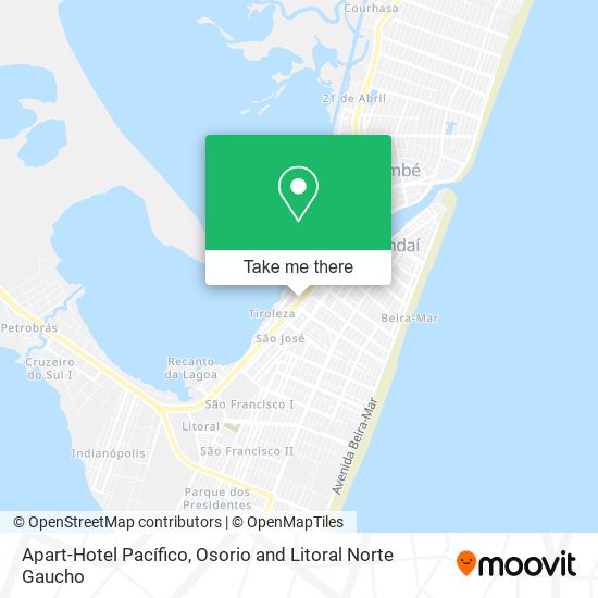 Apart-Hotel Pacífico map