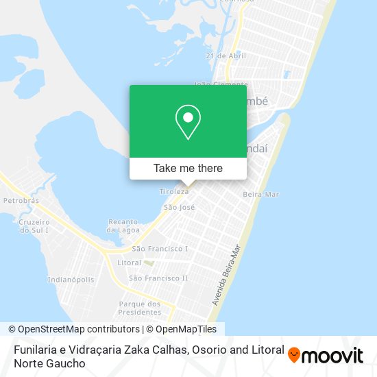 Funilaria e Vidraçaria Zaka Calhas map