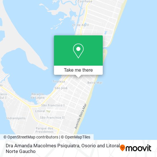 Dra Amanda Macolmes Psiquiatra map