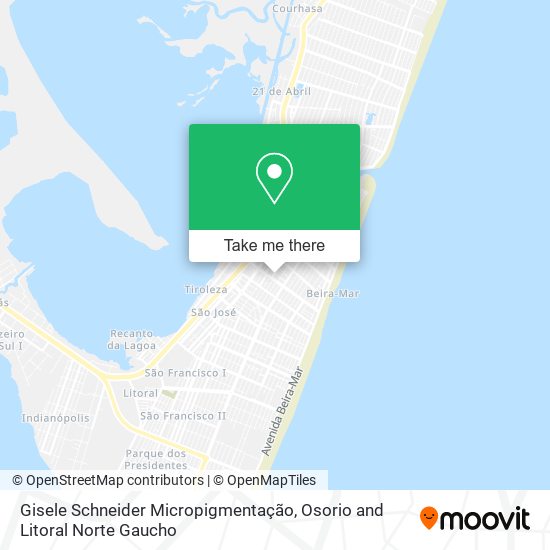 Gisele Schneider Micropigmentação map