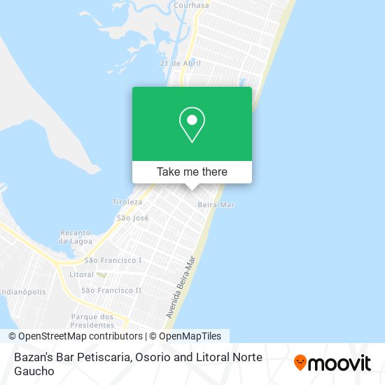 Bazan's Bar Petiscaria map