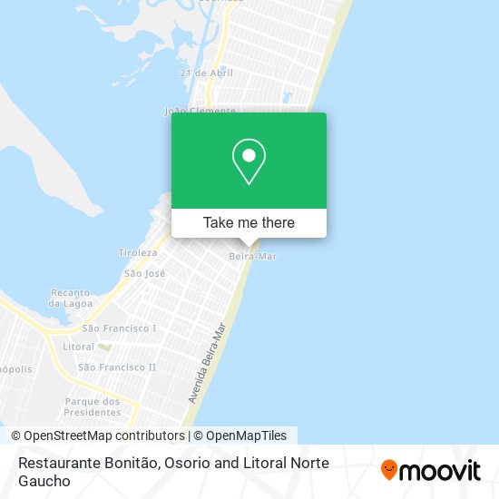 Restaurante Bonitão map