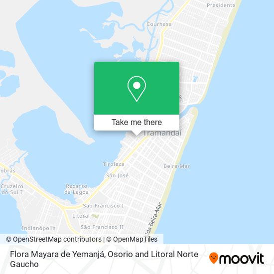 Flora Mayara de Yemanjá map