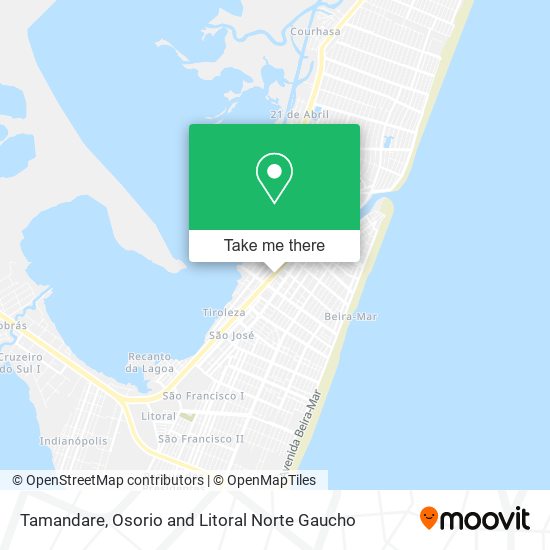 Tamandare map