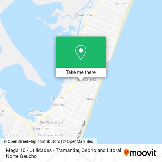 Mega 10 - Utilidades - Tramandaí map