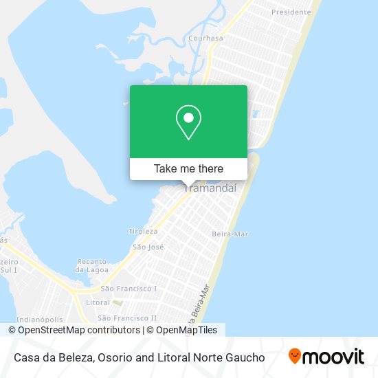 Casa da Beleza map