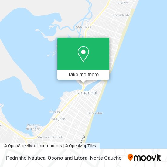 Pedrinho Náutica map