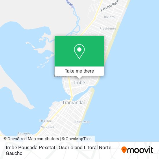 Imbe Pousada Pexetati map