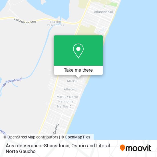 Área de Veraneio-Stiassdocaí map