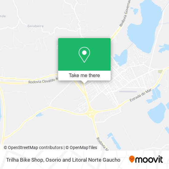 Trilha Bike Shop map