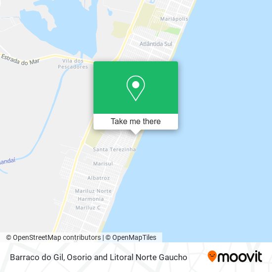 Barraco do Gil map