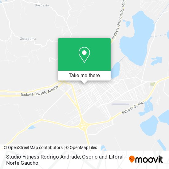 Studio Fitness Rodrigo Andrade map