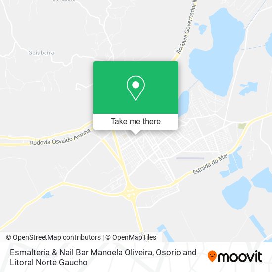 Mapa Esmalteria & Nail Bar Manoela Oliveira