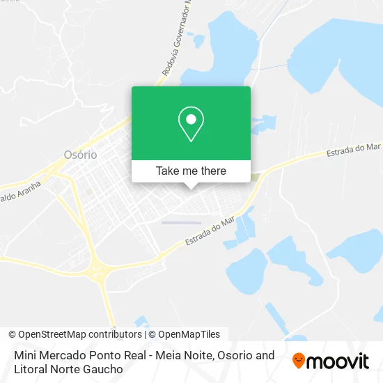 Mini Mercado Ponto Real - Meia Noite map