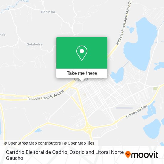 Cartório Eleitoral de Osório map