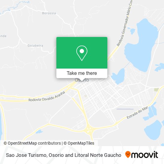 Mapa Sao Jose Turismo